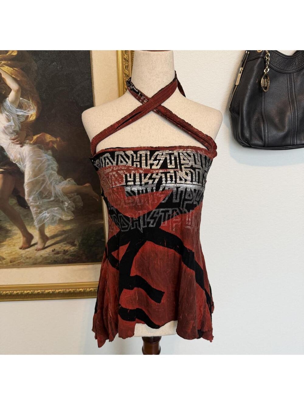 Rare Y2K Buddhistpunk Grungy Punk Top
